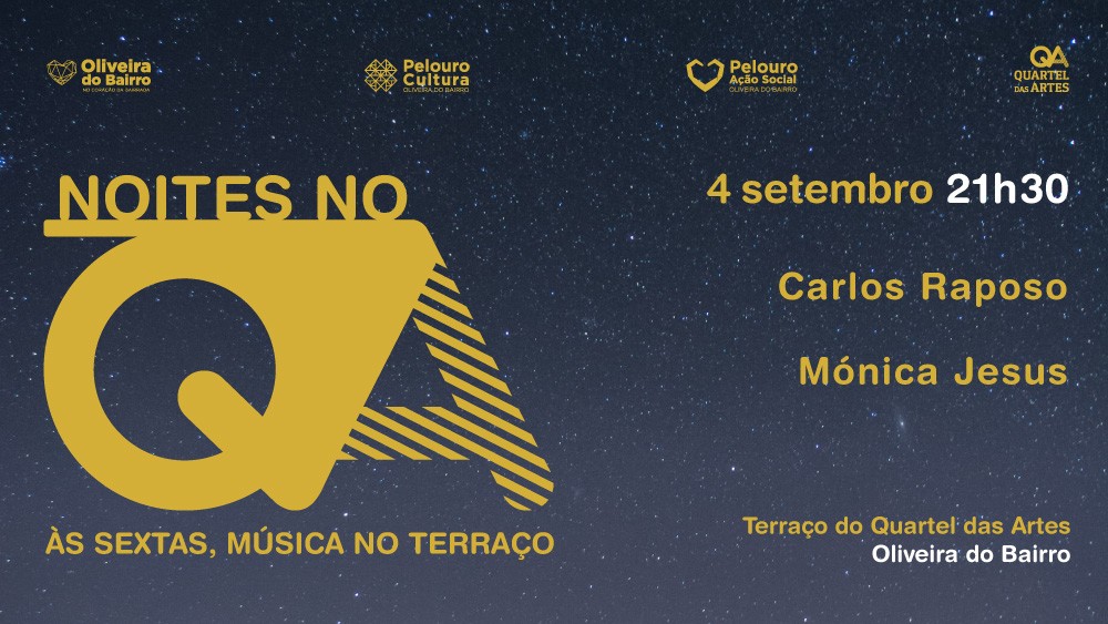 Noites no QA às sextas, música no terraço do Quartel das Artes