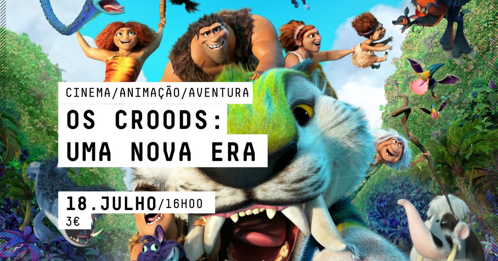 CINEMA  - OS CROODS: UMA NOVA ERA 